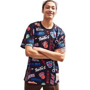 Mitchell & Ness NBA Jersey All Over Print Eastern Teams Men’s XL Short Sleeve